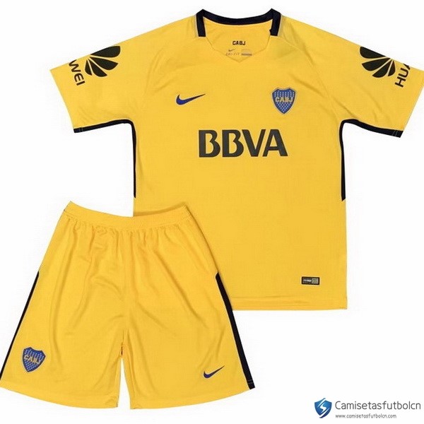 Camiseta Boca Juniors Segunda equipo Niños 2017-18 Amarillo